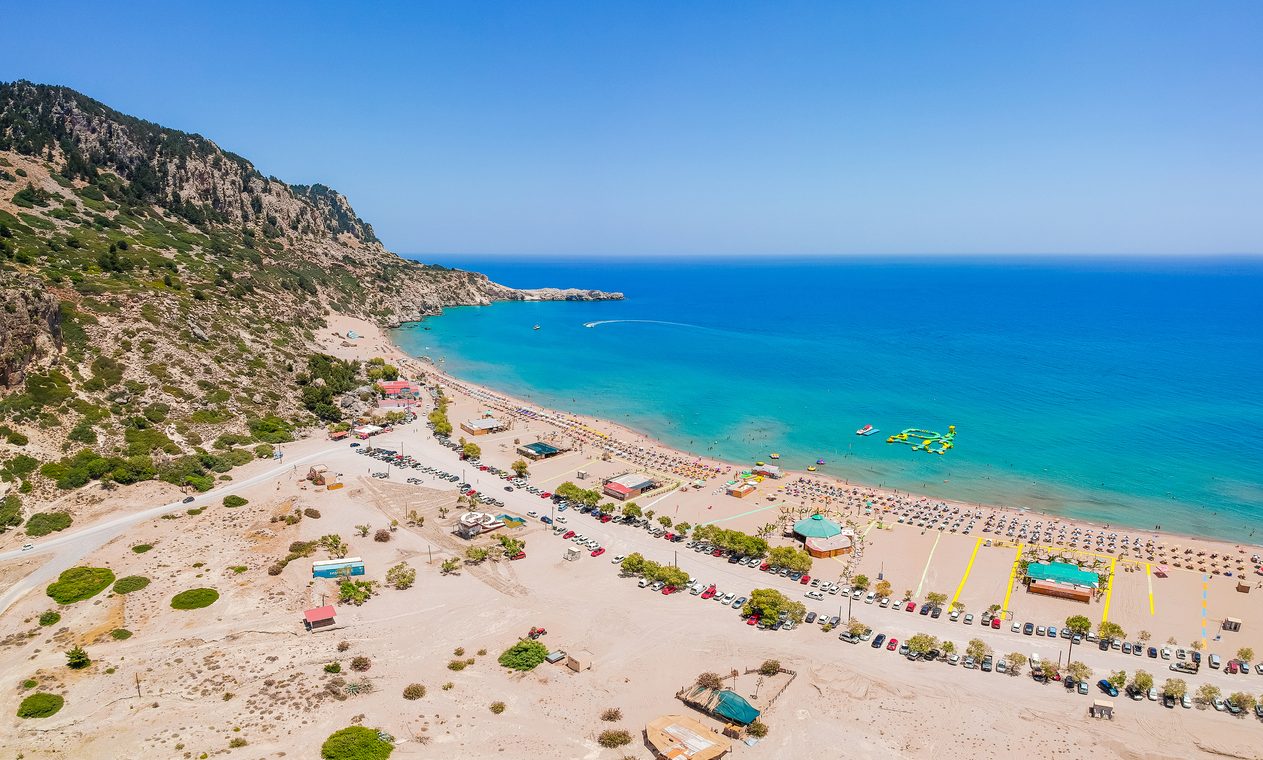 Stranden van Rhodos